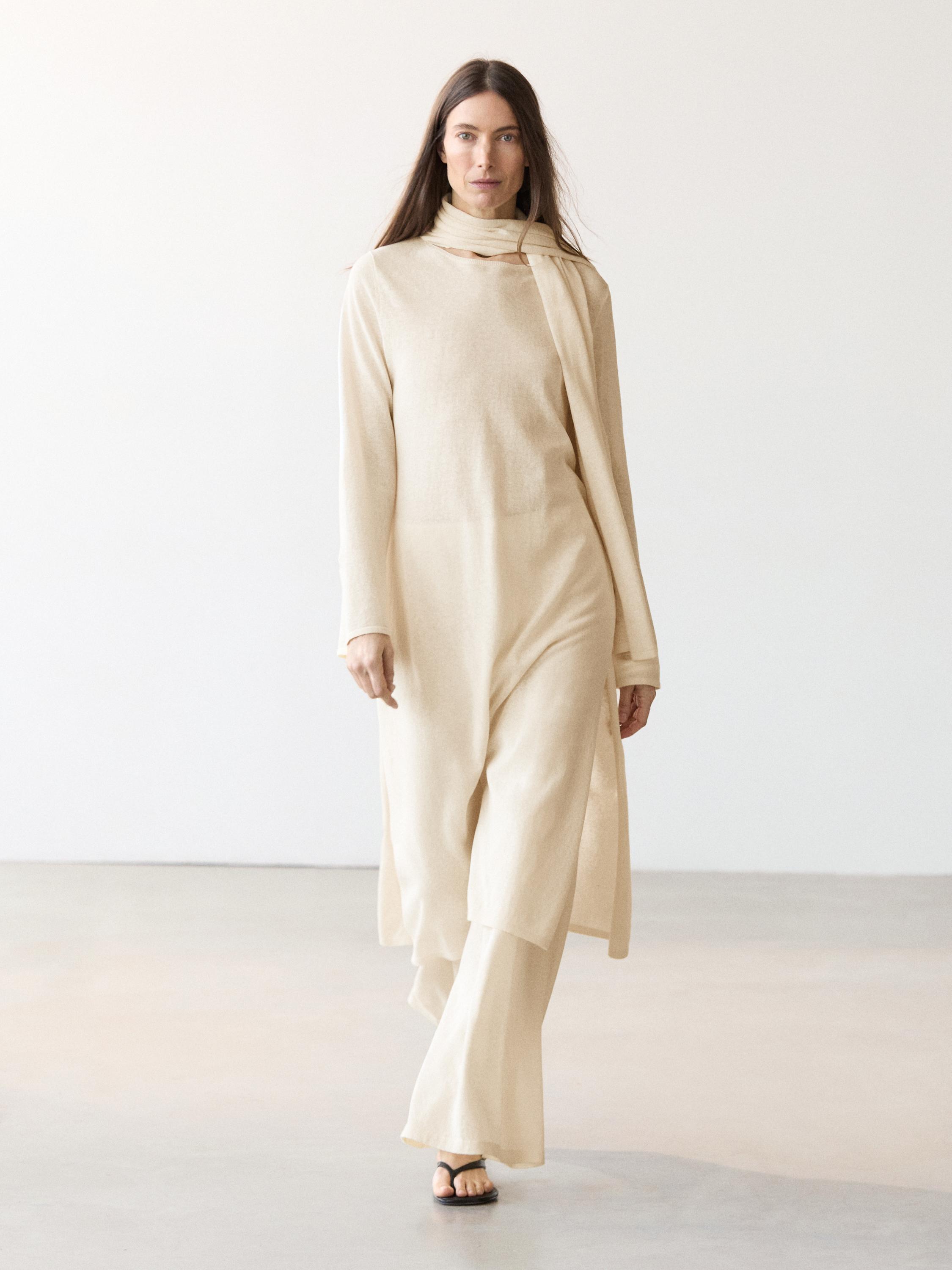 Robe tunique fluide total look